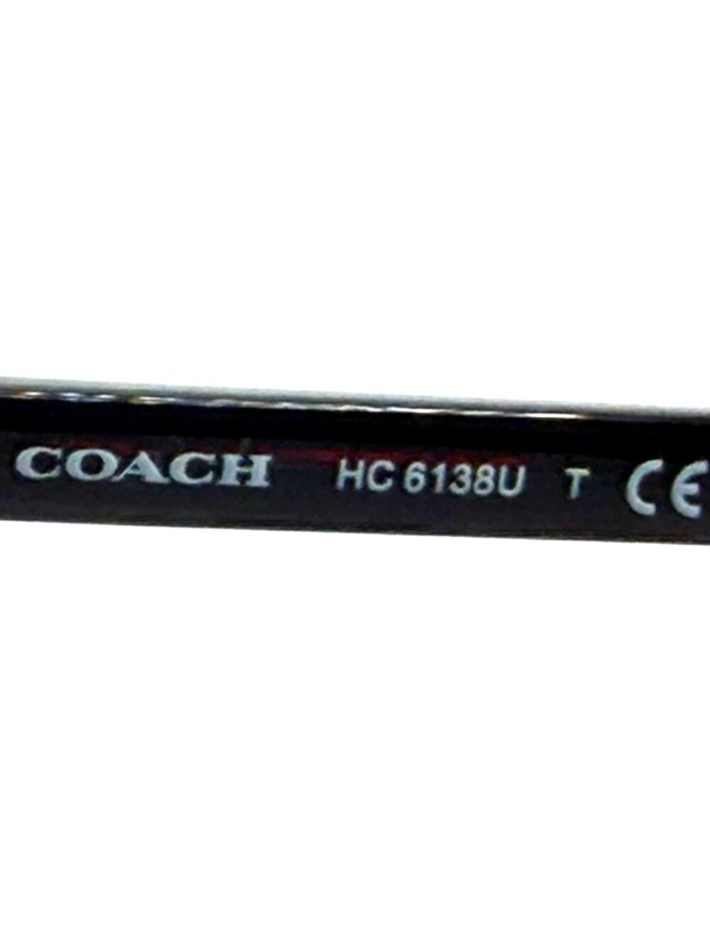 COACH HC 6138U 5604 Transparent Burgundy Women Eyeglasses 52mm 16 140 - Picture 4 of 6